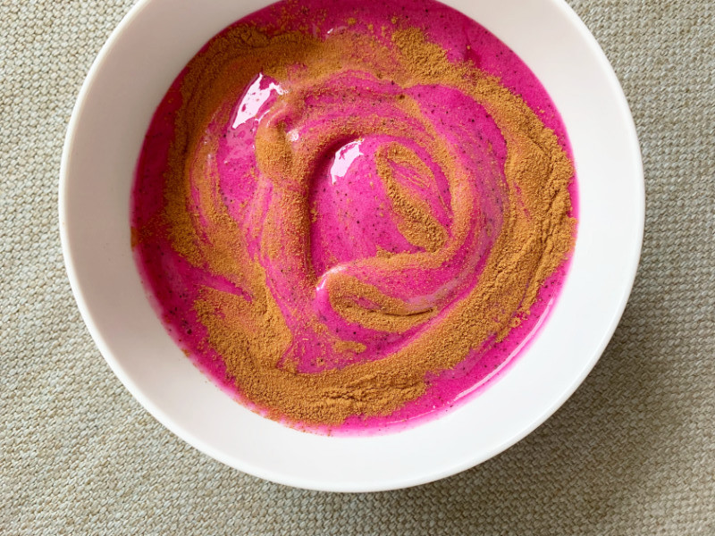 Pink Raw Ice Cream