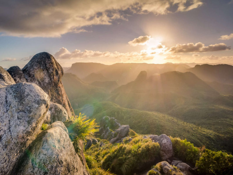 Sunrise over Landscape